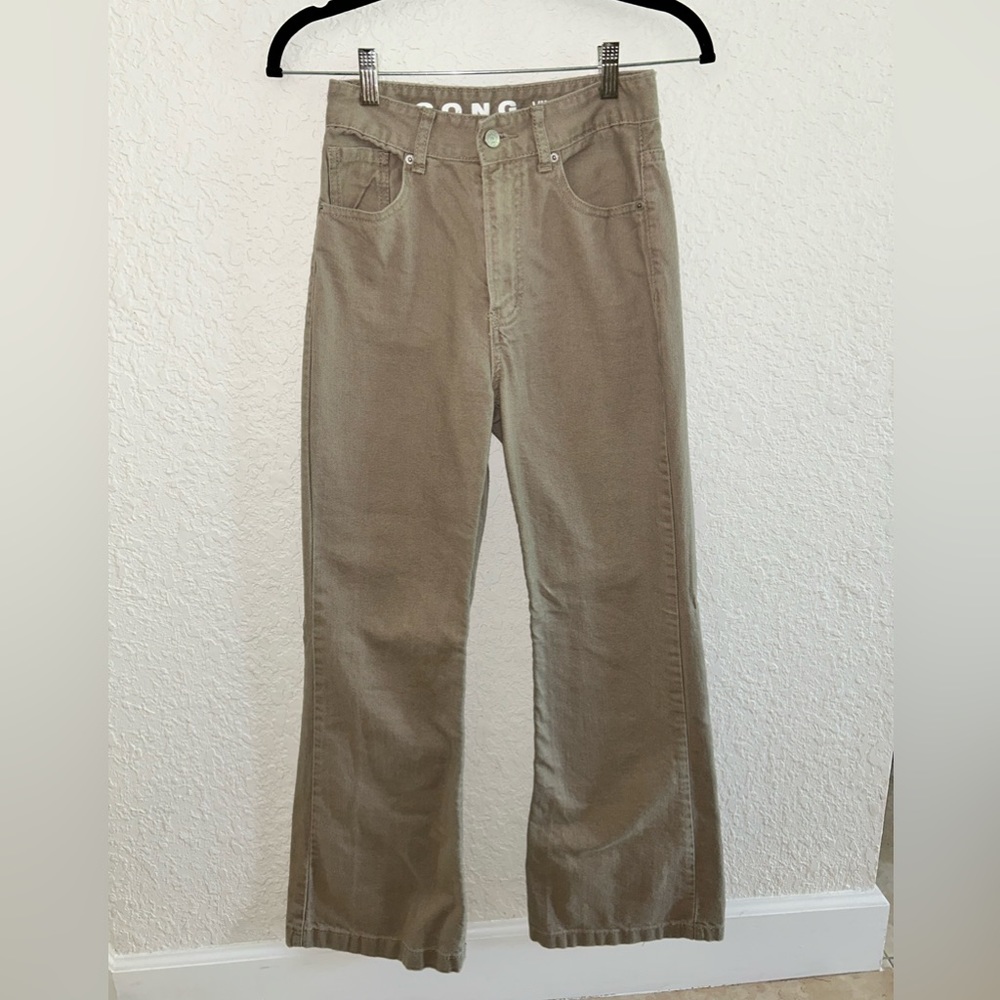 High Rise Tan Jeans